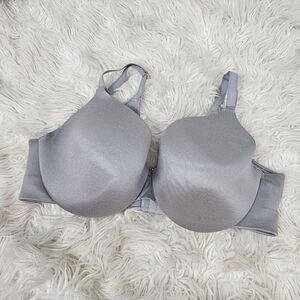 Cacique Lightly Lined Full Coverage Plus Size Women's 42D Light Gray
